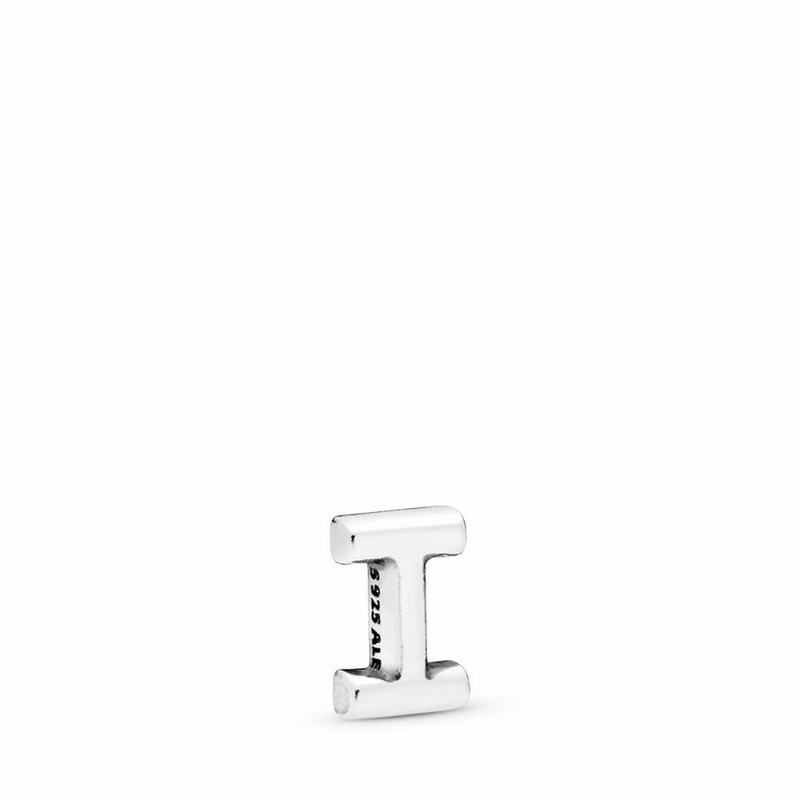 Pandora Letter I Petite Locket Charm Silver Egypt YQ8053417